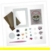 Buki France kreativni set za ustvarjanje fotografije s kristalčki glitters mexican skull | Shoptok.si