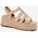 Boto Women's Sandals With Straps And Braiding Beige Pardauss | ePonuda.com
