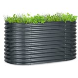 Blumfeldt High Grow, podignuta gredica, 160 x 80 x 80 cm, valovito željezo, jednostavna montaža | shoptok.hr