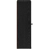 vidaXL Kopalniška omarica z držalom za zvitke črna 20,5x22x72 cm | Shoptok.si
