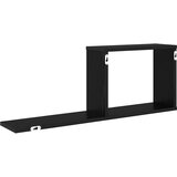  Plutajuće police Crni hrast 80 x 15 x 30 cm Konstruirano drvo | shoptok.hr