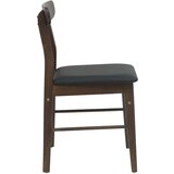  Stolac za blagovanje 2 pcs Tamno smeđa i crna | shoptok.hr