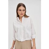Marisse White Cotton Shirt | Shoptok.si