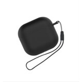 INF Silikonska zaščitna torbica za Apple AirPods 4 Black, (21541175) | Shoptok.si