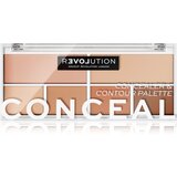 Revolution Relove conceal me concealer & contour palette paleta korektorjev 11,2 g odtenek light | Shoptok.si