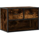 vidaXL TV ormarić boja dimljenog hrasta 60x31x39,5 cm drveni i metal | shoptok.hr