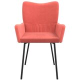  Jedilni stoli 2 kosa roza žamet, (20701089) | Shoptok.si