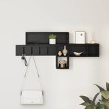  Vješalica za kapute na zidu Zidne Crni hrast 100 x 12 x 43,5 cm | shoptok.hr