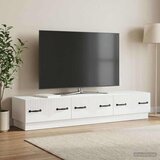 TV ormar s ladicama Bijela visokog sjaja 147 x 34,5 x 27 cm | Eponuda.ba