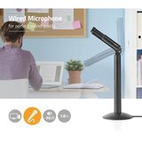 Nedis MICSJ100BK - Stoni mikrofon za PC, 1,5 V | Eponuda.com