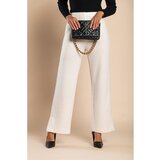 Fenzy Elegantne Dolge Hlače, Bele | Shoptok.si