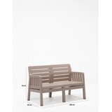 Hanah home baštenska garnitura lara mindersiz 2+1+1+S takim cappucino | ePonuda.com