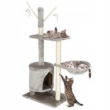 springos PRASKALNIK ZATOČIŠČE za MAČJO HIŠO postelja POST igrača SISAL TOWER 4 ravni, (21635854) | Shoptok.si
