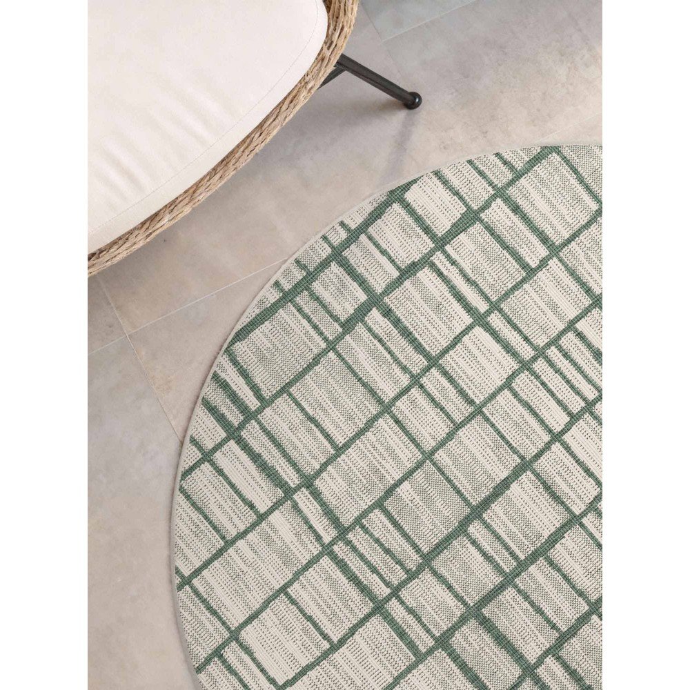 Ted Baker Zeleni/krem okrugao unutarnji i vanjski tepih ø 160 cm Haringey Crouch – | shoptok.hr