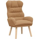 vidaXL Udoben Naslanjač Bež Plišast Tkanina, (22054566) | Shoptok.si