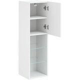 TV ormarići s LED svjetlima 2 kom bijeli 30,5x30x102 cm | shoptok.hr