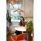Osram Luster na sajli DECOR RATTAN 1xE27/15W/230V prečnik 58 cm bež/crna | Eponuda.com