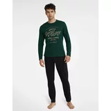 Henderson Imress pyjamas 40952-79X dark green-black dark green-black