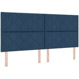  od pjene s madracem i LED-om Plava 200 x 200 cm Tkanina | shoptok.hr