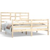 The Living Store Posteljni okvir iz trdnega lesa 160x200 cm - Posteljni Okvir, (21525386) | Shoptok.si