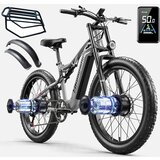 Shengmilo električno kolo z dvojnim motorjem 2*1000 w, baterija 48V17,5AH 840WH, e-gorsko kolo, (21823706) | Shoptok.si