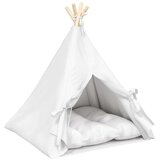  Kućica za ljubimce s jastukom Bijela 60 x 60 x 70 cm Poliester | shoptok.hr