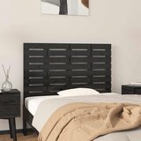  Zidno uzglavlje crni 106 x 3 x 63 cm od masivne borovine | shoptok.hr