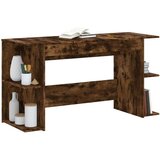 vidaXL Radni stol boja dimljenog hrasta 140x50x75 cm konstruirano drvo | shoptok.hr