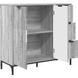 vidaXL Kreveta Sivi hrast sonoma 89,5 x 33 x 82 cm Konstruirano drvo | shoptok.hr