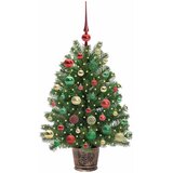  Umjetno božićno drvce s 150 LED svjetlima Zelena 95 cm PE i PVC | shoptok.hr