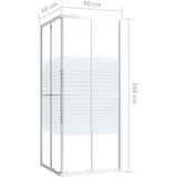 vidaXL Tuš kabina ESG 80x80x180 cm | Shoptok.si