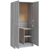 vidaXL Ormar siva boja hrasta 82 5x51 5x180 cm od konstruiranog drva | shoptok.hr