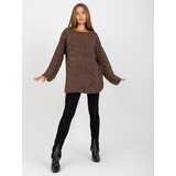 RUE PARIS Sweater-LC-SW-8044.06X-brown | Shoptok.si