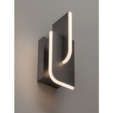 Nova Luce Svijetlo siva metalna LED zidna lampa s mogućnosti zatamnjivanja Totem – | shoptok.hr
