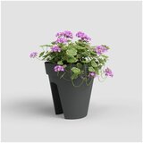 Artevasi Viseči cvetlični lonec za ograjo iz reciklirane plastike ø 30 cm Capri – | Shoptok.si
