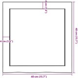  Zidna polica 40x40x(2-6) cm neobrađena masivna hrastovina | shoptok.hr