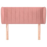  Uzglavlje s ušima ružičasto 83x23x78/88 cm baršunasto | Eponuda.ba
