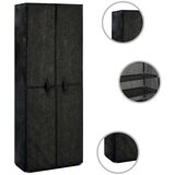 vidaXL Omarica za čevlje črna 60x30x166 cm iz blaga | Shoptok.si