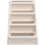 vidaXL Sklopive stepenice za pse krem 62 x 40 x 49,5 cm | shoptok.hr