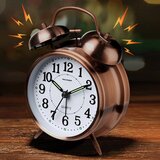 Venisymlis Glasna Analogna Budilka Za Ljudi Z Globokim Spanjem, Retro 4-Palčna Dvojna Zvončna Budilka, Staromodna Na Navijanje, (22060124) | Shoptok.si