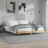 The Living Store Posteljni okvir sonoma hrast 200x200 cm inženirski les - Posteljni Okvir, (21529212) | Shoptok.si
