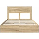  s od storage Sonoma hrast 140 x 190 cm Konstruirano drvo | shoptok.hr