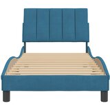  Okvir za krevet bez madraca Hanko plavi 80 x 200 cm baršunasti | shoptok.hr