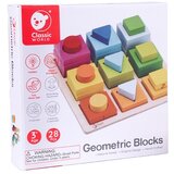 Classic World Drveni set Umetaljka Geometrijski blokovi | Eponuda.com