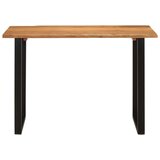 Maison Chic Jedilna miza - Kuhinjska miza - Jedilni stol 110x50x76 cm trden akacijev les, (21715010) | Shoptok.si
