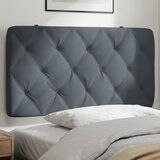 Maison Chic posteljno vzglavje - vzglavna omarica - vzglavna stranica temno siva 100 cm žamet, (21703868) | Shoptok.si