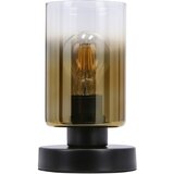 Candellux Lighting Črna namizna svetilka s steklenim senčnikom (višina 20 cm) Aspra – Cene