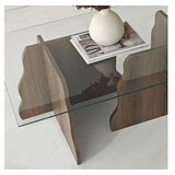 Hanah home sto za dnevnu sobu canyon walnut transparent | Eponuda.com