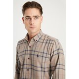 Dewberry G701 MEN'S SHIRT-BROWN | shoptok.hr