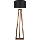 Opviq lights Crna/smeđa stojeća svjetiljka s tekstilnim sjenilom (visina 166 cm) Maçka – | shoptok.hr